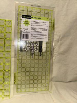 Two Omnigrip Non-Slip Rulers Never Used