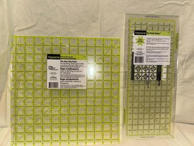 Two Omnigrip Non-Slip Rulers Never Used