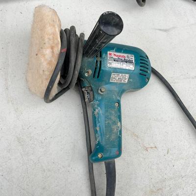 LOT 521G: Collection of Power Tools + Eagles Hard Hat