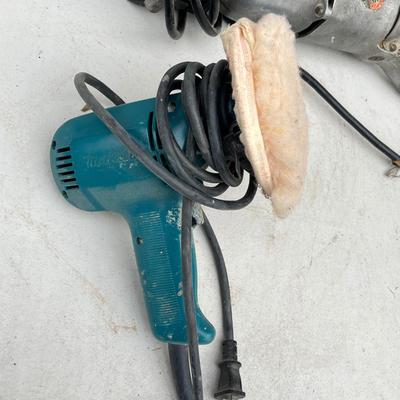 LOT 521G: Collection of Power Tools + Eagles Hard Hat