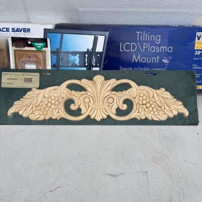 LOT 522G: New in Package Hardware - Lock Sets, TV Mount and More