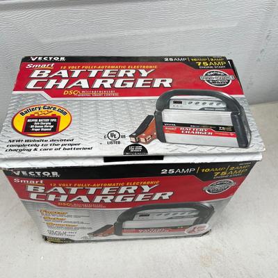 LOT 523G: Automotive Tools - Battery Chargers, Air Compressor