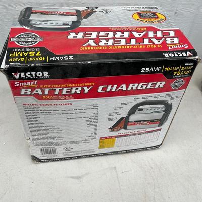 LOT 523G: Automotive Tools - Battery Chargers, Air Compressor
