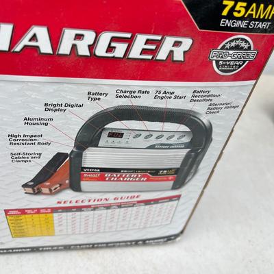 LOT 523G: Automotive Tools - Battery Chargers, Air Compressor