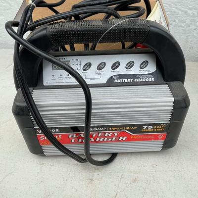LOT 523G: Automotive Tools - Battery Chargers, Air Compressor