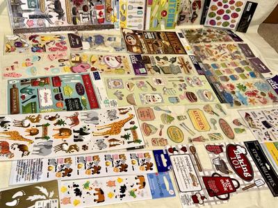 22 Sheets of Stickers - Stocking Stuffers