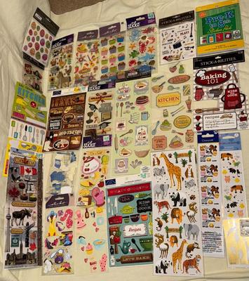 22 Sheets of Stickers - Stocking Stuffers