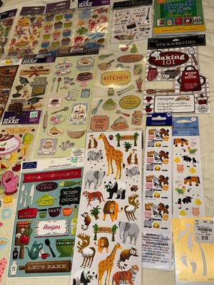 22 Sheets of Stickers - Stocking Stuffers