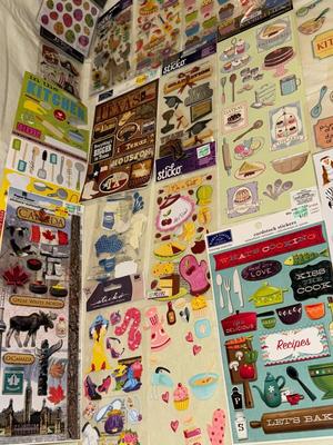 22 Sheets of Stickers - Stocking Stuffers