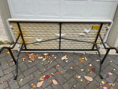LOT 526G: Lifetime 6ft Folding Table