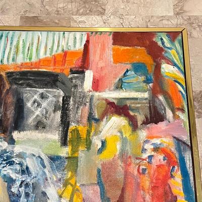 LOT 531L: Framed, Signed Oil Painting - Signed Revness