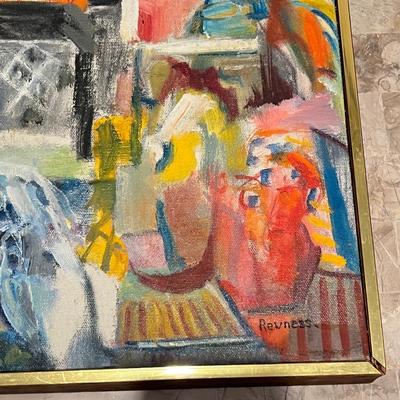 LOT 531L: Framed, Signed Oil Painting - Signed Revness