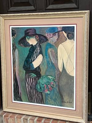 LOT 532L: Framed, Signed and Numbered Lithograph Print - Barbara A. Wood