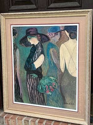 LOT 532L: Framed, Signed and Numbered Lithograph Print - Barbara A. Wood