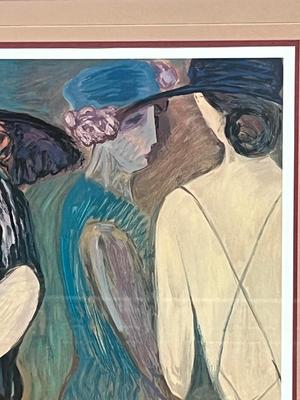 LOT 532L: Framed, Signed and Numbered Lithograph Print - Barbara A. Wood