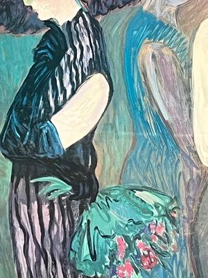 LOT 532L: Framed, Signed and Numbered Lithograph Print - Barbara A. Wood