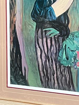 LOT 532L: Framed, Signed and Numbered Lithograph Print - Barbara A. Wood