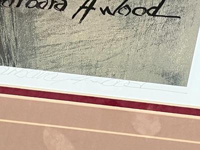 LOT 532L: Framed, Signed and Numbered Lithograph Print - Barbara A. Wood