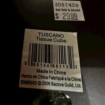 Sale Photo Thumbnail #480: Tuscano Tissue Cube from Bed, Bath, and Beyond