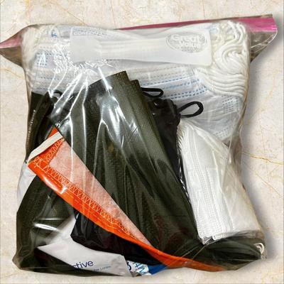 Sale Photo Thumbnail #521: Stuffed Gallon Bag of Face Masks, Cloth & Disposable