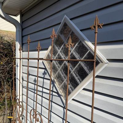 Three Rustic Iron Trellises