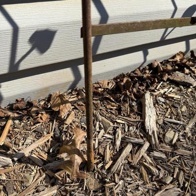 Three Rustic Iron Trellises