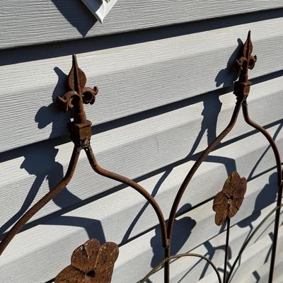 Three Rustic Iron Trellises