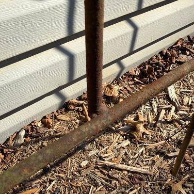 Three Rustic Iron Trellises