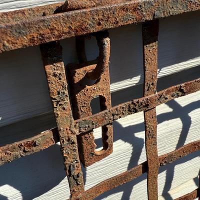 Three Rustic Iron Trellises