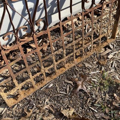 Three Rustic Iron Trellises