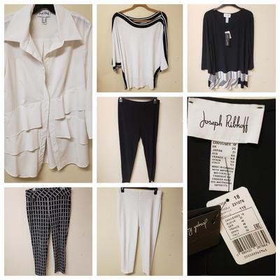 LOT 582MBC: Joseph Ribkoff Black & White Collection