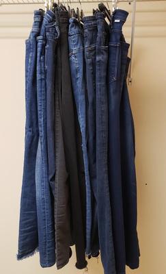 LOT 585MBC: Collection of Designer Jeans-Flying Monkey, Good American, L'AGENCE & More