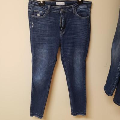 LOT 585MBC: Collection of Designer Jeans-Flying Monkey, Good American, L'AGENCE & More
