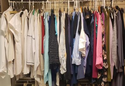 LOT 590MBC: Designer Closet Contents-Many Different Brands