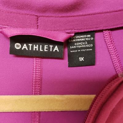 LOT 591MBC: Athleta New with Tags Stretch Jacket with Yoga & Legging Pants
