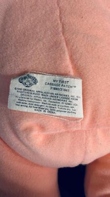 1982 MY FIRST CABBAGE PATCH KID AND HARD BODIED CABBAGE PATCH KID