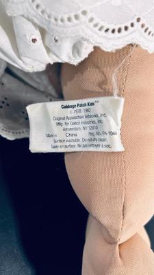 1980’S ORIGINAL CABBAGE PATCH KIDS, a BLONDE A BRUNETTE AND A GINGER HAIRED DOLLS