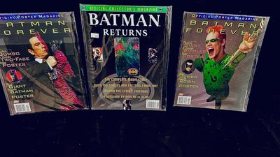 BATMAN FOREVER AND BATMAN RETURNS MAGAZINES