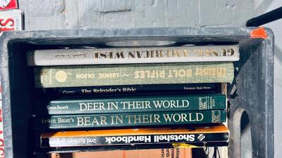 BOOKS ON GUNS, HUNTING, AND WAR