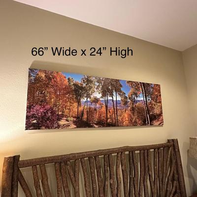 Sale Photo Thumbnail #547: Canvas Photograph Wall Art (of the View)
66" x 24"