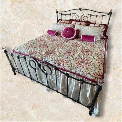 Sale Photo Thumbnail #586: King Bed Custom Made Bedding and Pillows