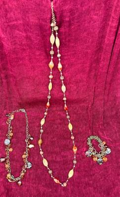 Beaded Necklace and Bracelet Lot
