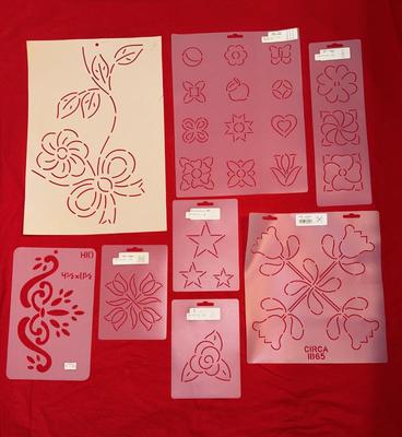 8 Stencil Lot