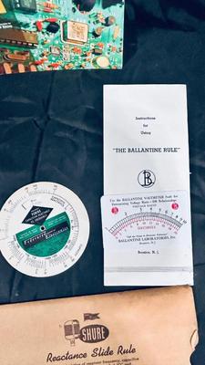 A VARIETY OF DIFFERENT VTG SCALES AND EQUATION TOOLS