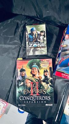 SUPER HERO STUFF AND COMPUTER GAME AND GAME BOOKS, STAR WARS MOVIE