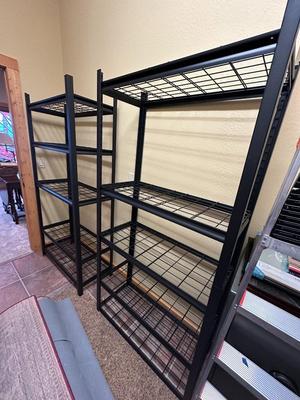 Sale Photo Thumbnail #649: Metal Garage/Storage Shelving Unit 5 Shelf Choice #2
M'Ments:
Height 6'
Width 3'
Depth 16"
