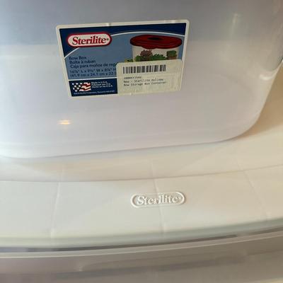 Sale Photo Thumbnail #702: 2 Sterilite Storage Containers