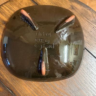 Sale Photo Thumbnail #743: Pottery Floral Dish by Chelsea Pottery England
Approx. 9" square, no chips