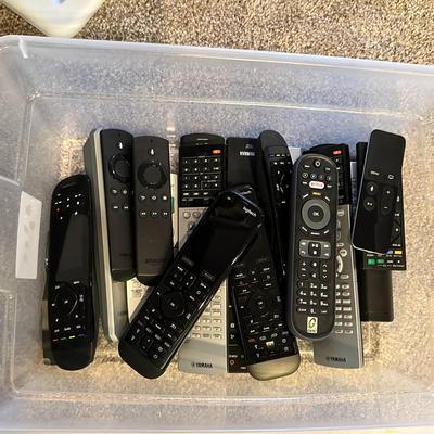 Sale Photo Thumbnail #670: Tub of Remote Controls