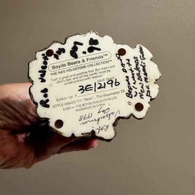 Sale Photo Thumbnail #779: Boyds Bears and Friends Figurine 5" Tall no chips